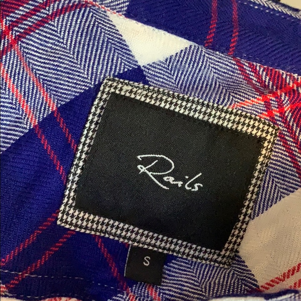 Rails Flannel Button Down Small - image 2